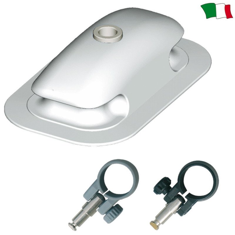 GFN SCALMIERA "SYNTHESIS" FISSA IN PVC GRIGIO