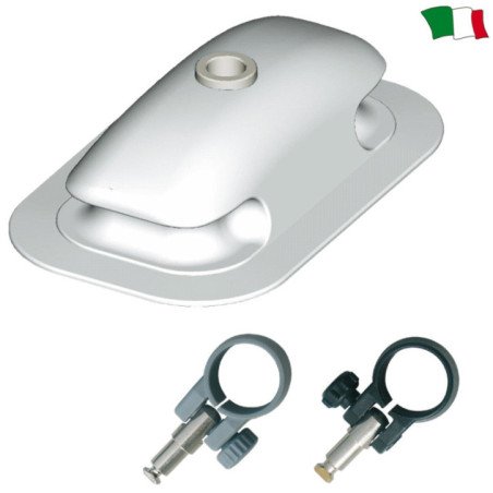 GFN SCALMIERA "SYNTHESIS" FISSA IN PVC GRIGIO