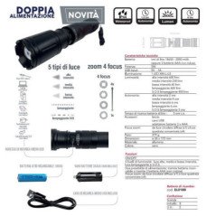 CFG TORCIA DOPPIA ALIMENTAZIONE 600 LUMEN 5W
