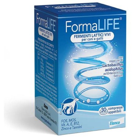 ELANCO FORMALIFE FERMENTI LATTICI PER CANI E GATTI 30 TABS