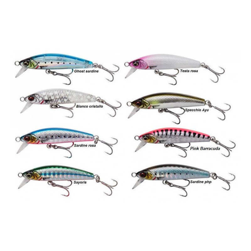 SAVAGE ARTIFICIALI GRAVITY MINNOW SINKING 5CM 8GR