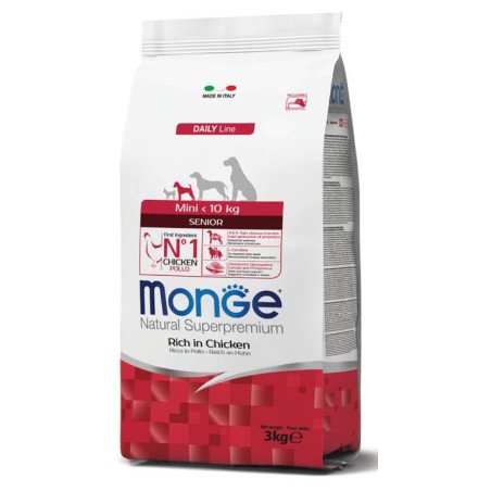 MONGE CROCCANTINI MINI SENIOR POLLO 3KG