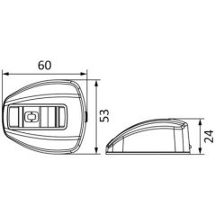 OSCULATI COPPIA LUCI DI VIA NEMO 112,5°