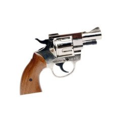 BRUNI REPLICA REVOLVER OLYMPIC CAL.380 NIKELATA PISTOLA A SALVE