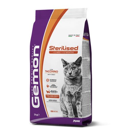 GEMON GATTO STERILIZZATO TACCHINO