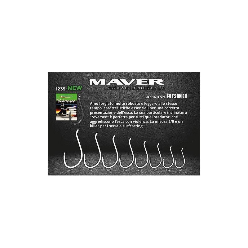 MAVER AMI KATANA SERIE 1235 BLACK NICKELLED