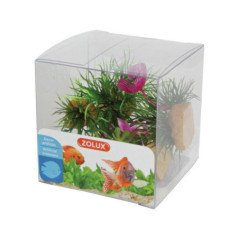 ZOLUX DECORAZIONI MIX 4 PIANTE ARTIFICIALI MOD1