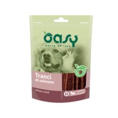 OASY CANE SNACK TRANCI DI SALMONE 80GR