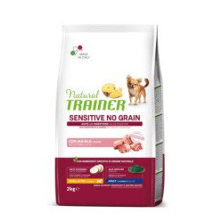 NATURAL TRAINER SENSITIVE ADULT MINI NO GRAIN MAIALE E PATATE