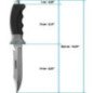 CRESSI SUB COLTELLO BORG 26.5 CM