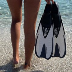 SEAC SUB PINNE SPEED BIANCO NERO