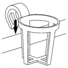 OSCULATI PORTA BICCHIERE UNIVERSALE A SCATTO