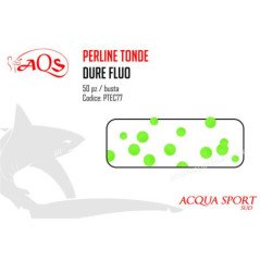 AQS PERLINE TONDE DURE 6MM GLOW 50PZ