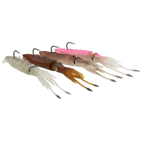 SAVAGE CALAMARI 63GR 18.8CM 3D SWIM REALISTICI DA TRAINA