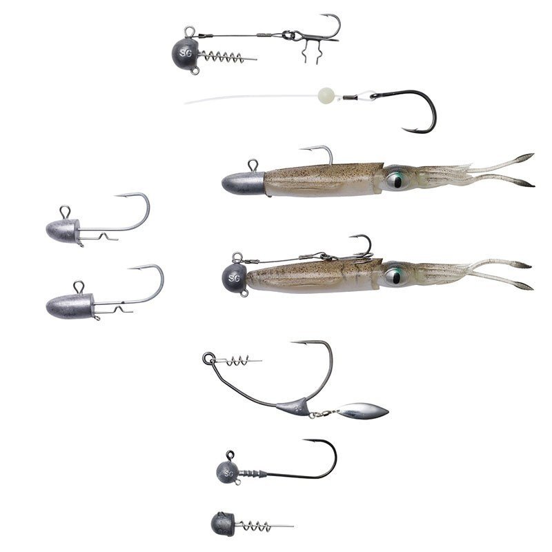 SAVAGE CALAMARI 12.5CM 3D SWIM SINKING REALISTICI