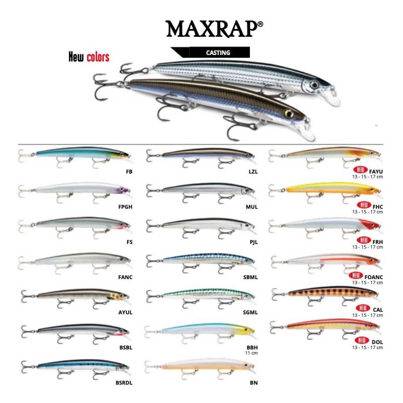 RAPALA ARTIFICIALI MAXRAP MXR17