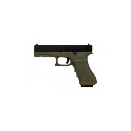 EVOLUTION PISTOLA A GAS E017 POLYMER OD GREEN