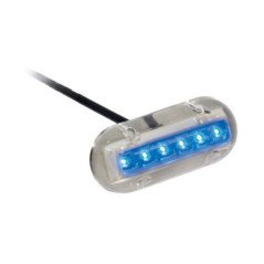 TREM LUCE SUBACQUEA A 6 LED BLU