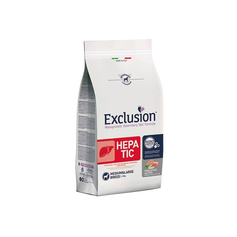 EXCLUSION DIET HEPATIC MAIALE PISELLI E RISO ADULT