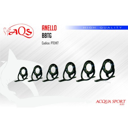 AQS ANELLO DOPPIO PONTE BBTG NERO