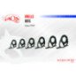 AQS ANELLO DOPPIO PONTE BBTG NERO