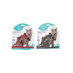 LEOPET PETTORINA CON POIS PER GATTI TAGLIA MEDIA