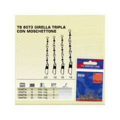 TUBERTINI TB8073 GIRELLA TRIPLA CON MOSCHETTONE
