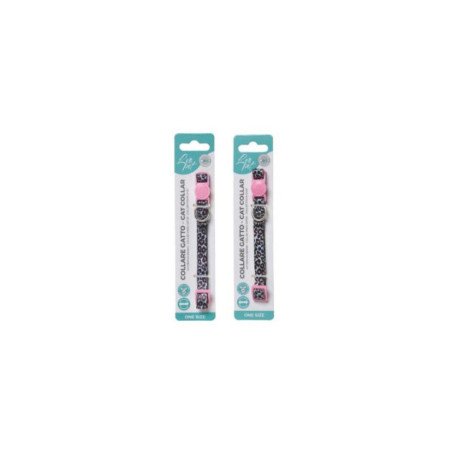 LEOPET COLLARE STAMPATO LEOPARD PER GATTI