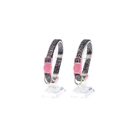 LEOPET COLLARE STAMPATO LEOPARD PER GATTI