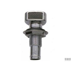 MTM SFIATO DRITTO PER SERBATOIO IN OTTONE CROMATO ø16