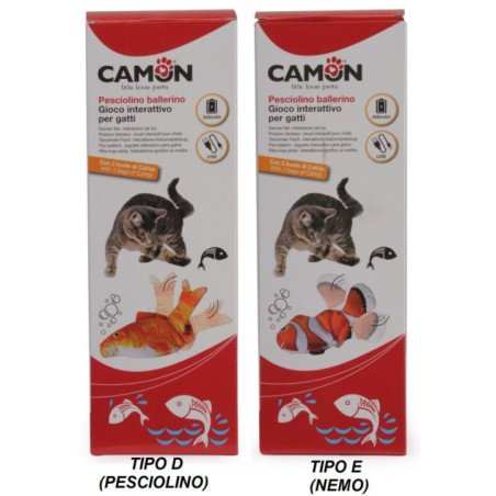 CAMON PESCIOLINO INTERATTIVO BALLERINO PER GATTO