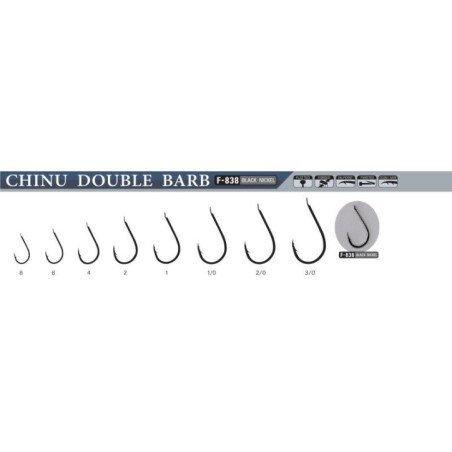 SASAME AMI F-838 CHINU DOUBLE BARB