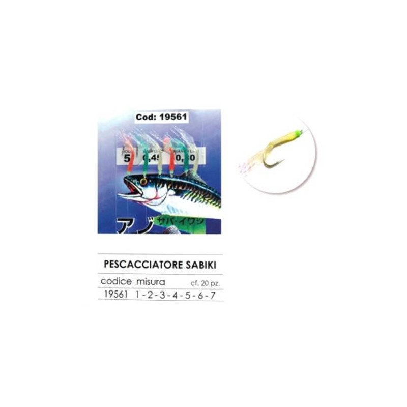 EXPERT PESCACCIATORE SABIKI MULTICOLOR 6 AMI