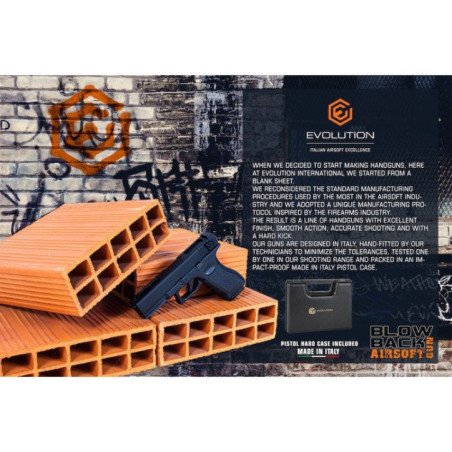 EVOLUTION PISTOLA A GAS E018