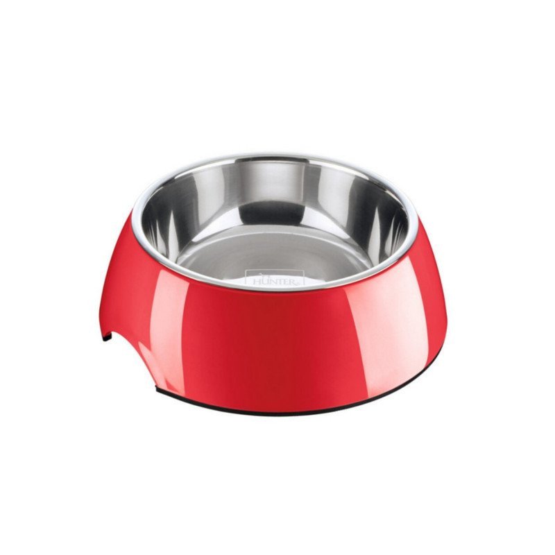 LEOPET CIOTOLA ROTONDA IN MELAMINA ROSSA 800ML