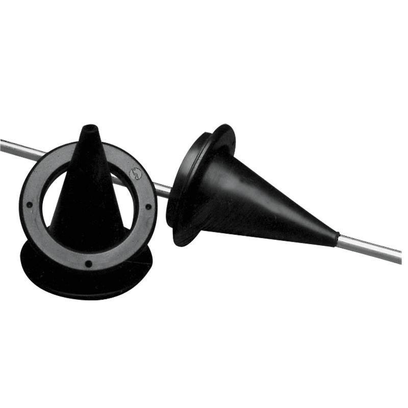 LALIZAS ANELLO PASSACAVI CON CUFFIA CONICA Ø89mm NERO