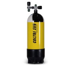 COLTRI SUB BOMBOLA 18 LITRI STEEL CYLINDER DOPPIA VALVOLA