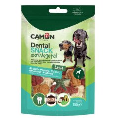 CAMON DENTAL SNACK 100% VEGETAL GUSTO PAPAYA-COCCO-AFFUMICATO-MENTA
