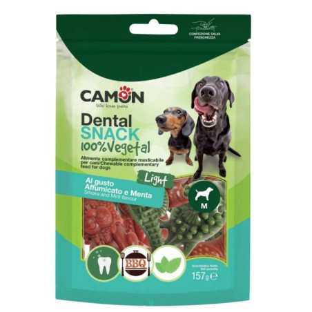 CAMON DENTAL SNACK 100% VEGETAL GUSTO AFFUMICATO E MENTA