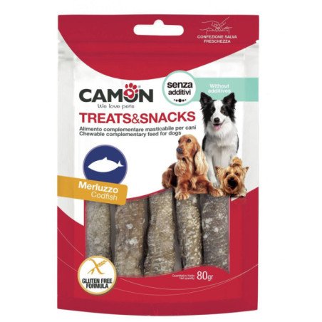 CAMON SNACK ROLL DI PESCE DI MERLUZZO 80GR