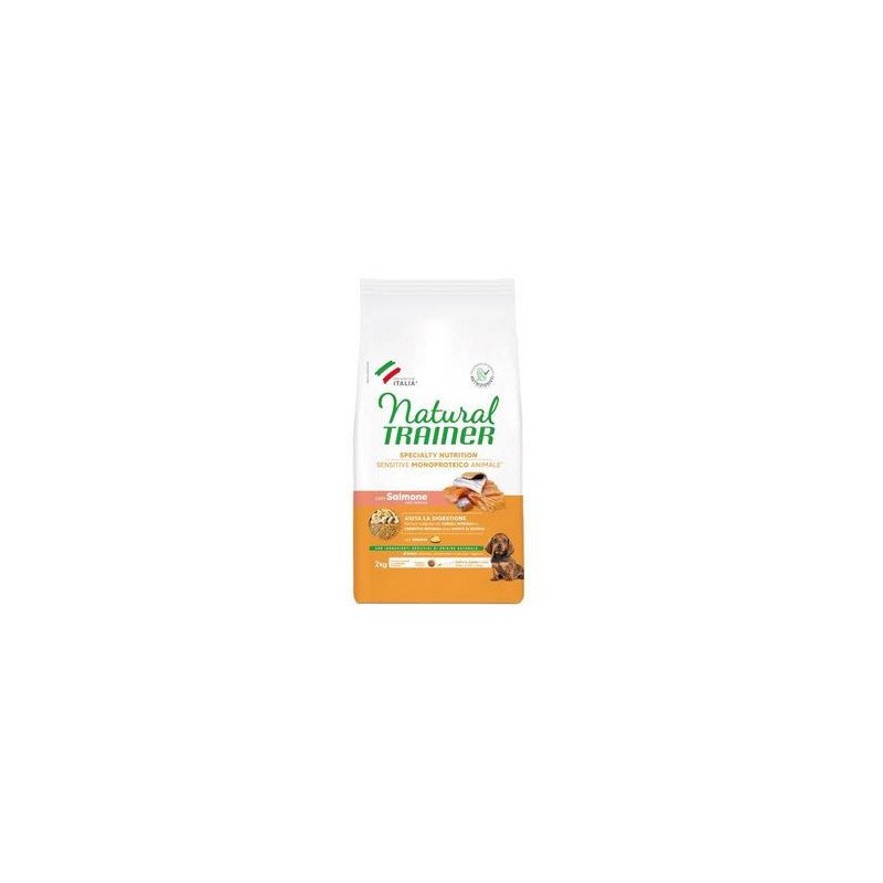 NATURAL TRAINER SENSITIVE PUPPY E JUNIOR CON SALMONE E CEREALI