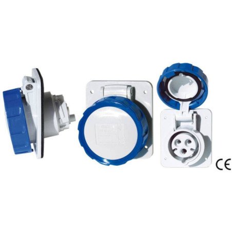 PRESA FISSA AD INCASSO 16A 200-250V