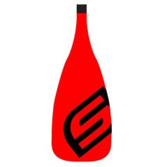 PAGAIA PER SUP FIBRA DI VETRO SMONTABILE PLUS ROSSA