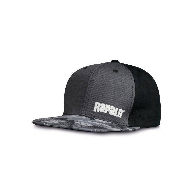 RAPALA CAPPELLINO LURE CAMO FLAT BRIM SNAPBACK