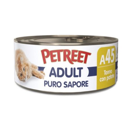 PETREET PURO SAPORE ADULT A45 TONNO CON PATATE 70GR