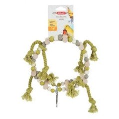 ZOLUX ALTALENA RUOTA DI PERLE IN LEGNO E CORDA