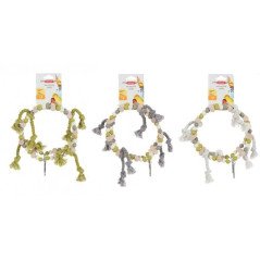 ZOLUX ALTALENA RUOTA DI PERLE IN LEGNO E CORDA