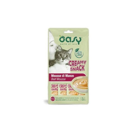 OASY GATTO CREAMY SNACK 4X15GR