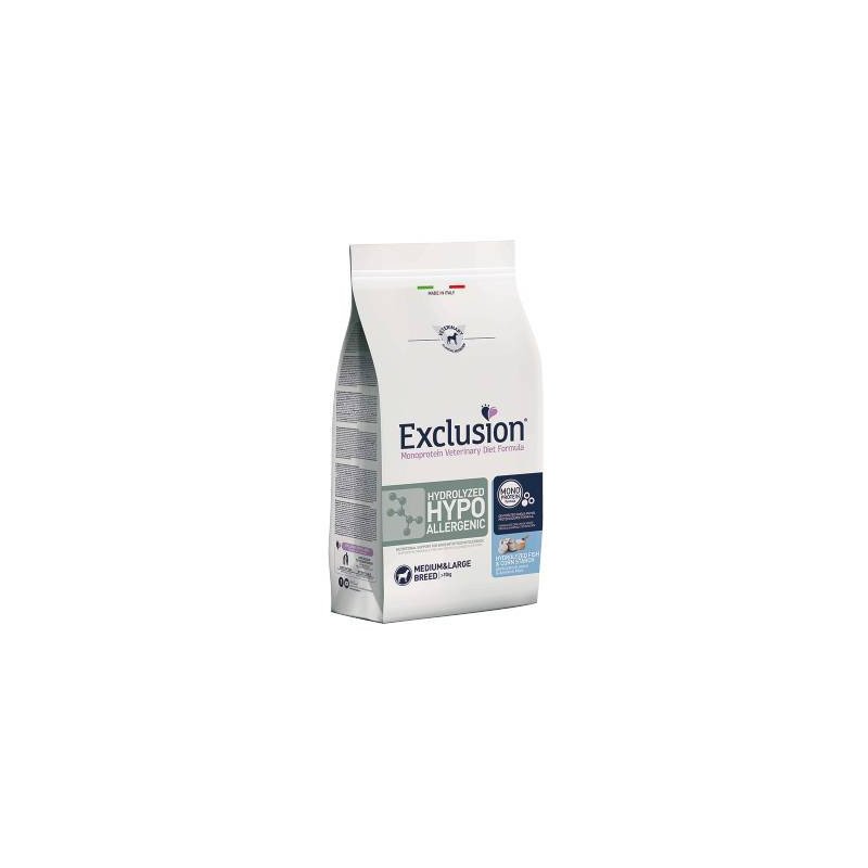 EXCLUSION DIET HYDROLYZED FISH & CORN STARCH MEDIUM&LARGE BREED