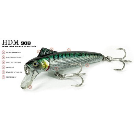 MOLIX ARTIFICIALE HDM90B MINNOW 90 BAITFISH